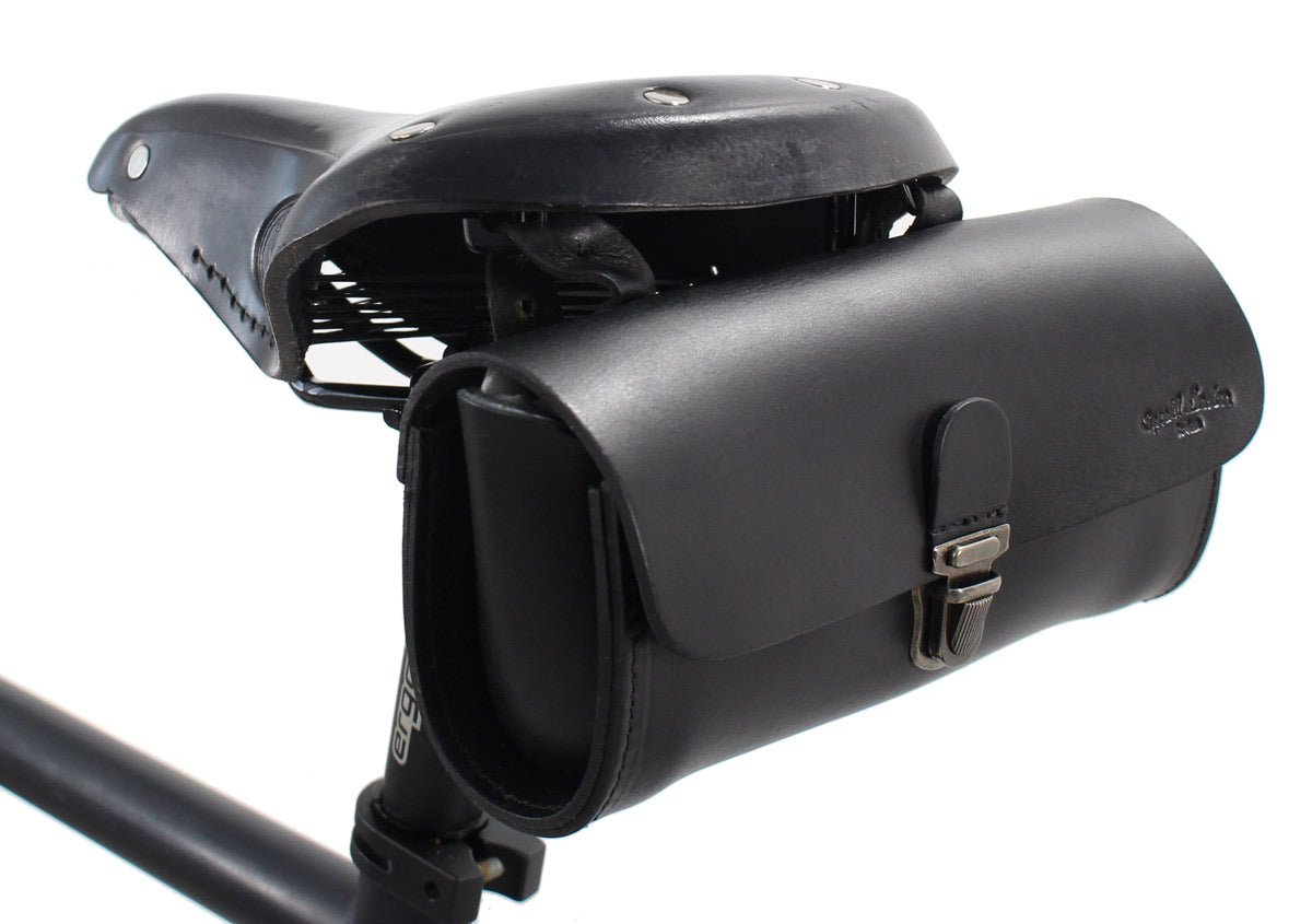 Fahrradtasche Raymond aus Leder bei Gusti-Leder