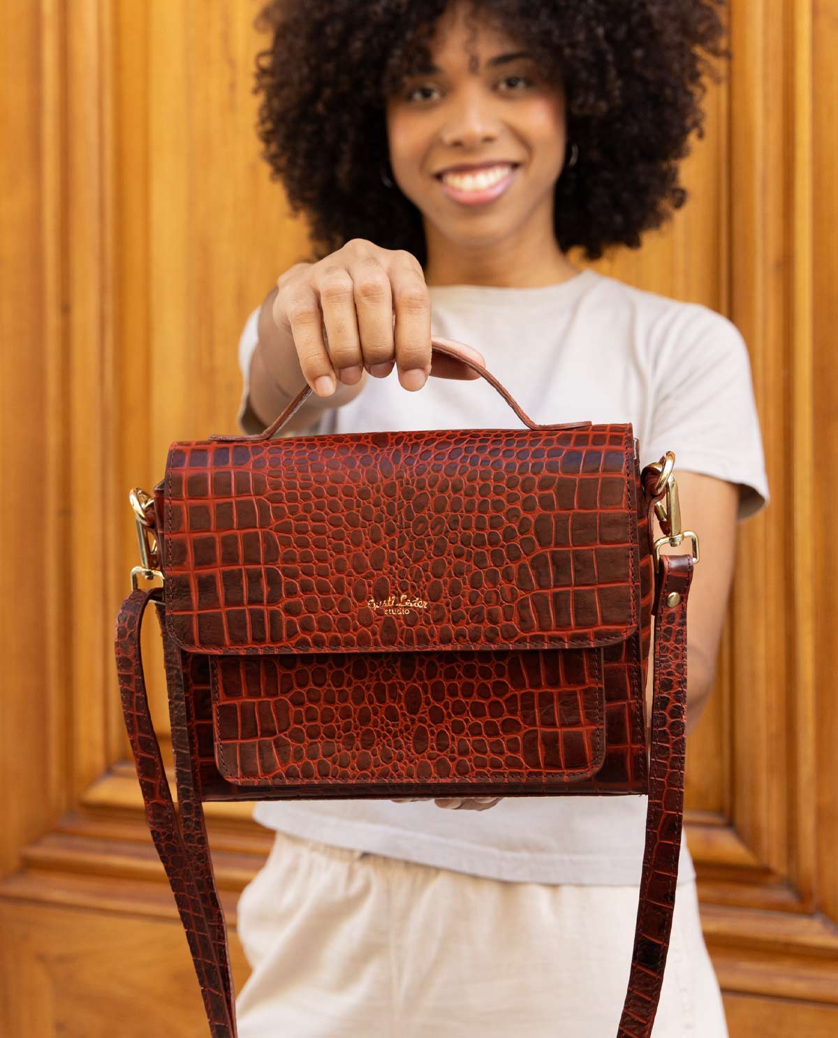 Joom Rindsleder Taschen Damen Elegant Clutch Shop