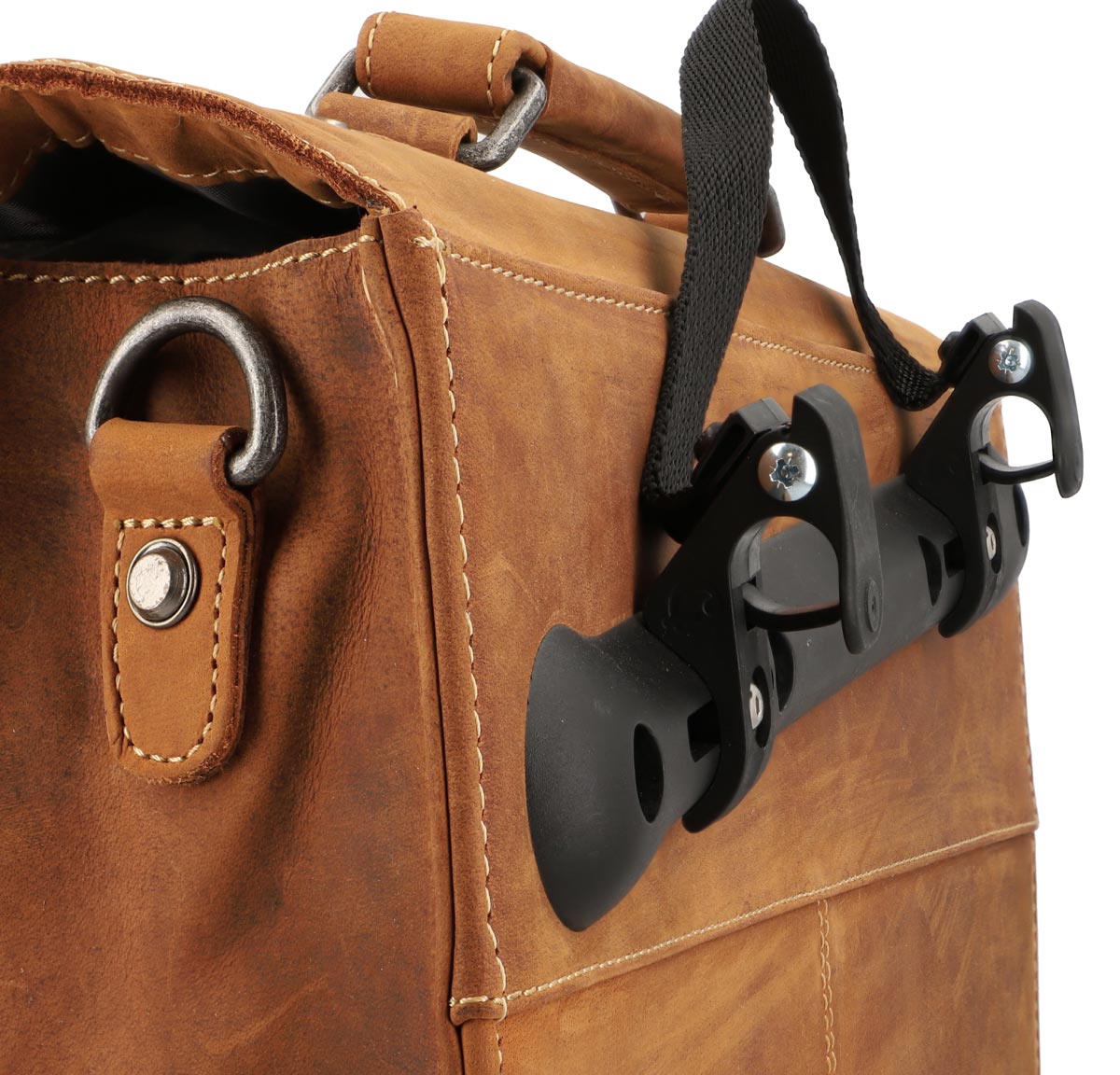 fahrradtasche gepäckträger leder Gepäckträgertasche "Peter S." aus Leder bei Gusti-Leder – Gusti Leder