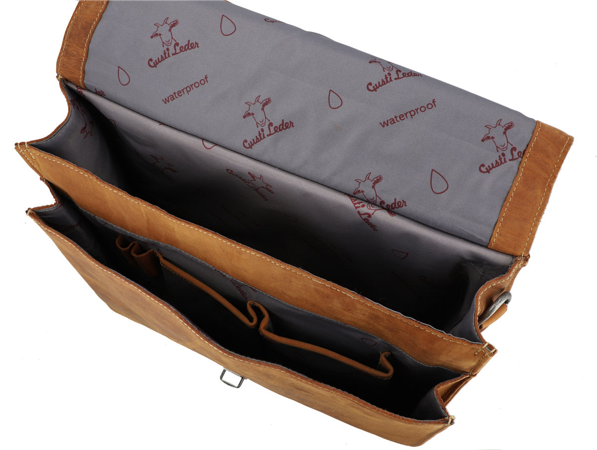 gusti fahrradtaschen Gepäckträgertasche "Peter S." aus Leder bei Gusti-Leder – Gusti Leder