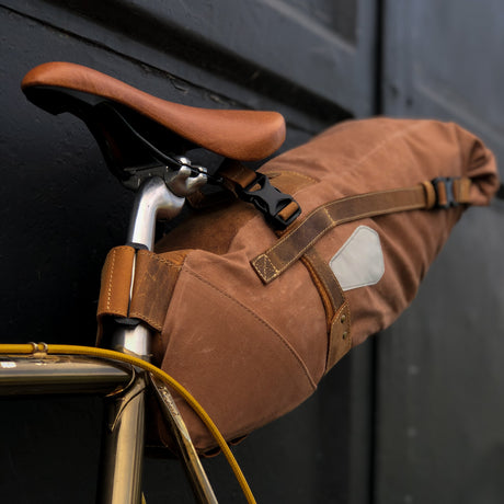fahrradhelm leder braun Fahrradzubehör "Jacques A." aus Leder bei Gusti-Leder – Gusti Leder