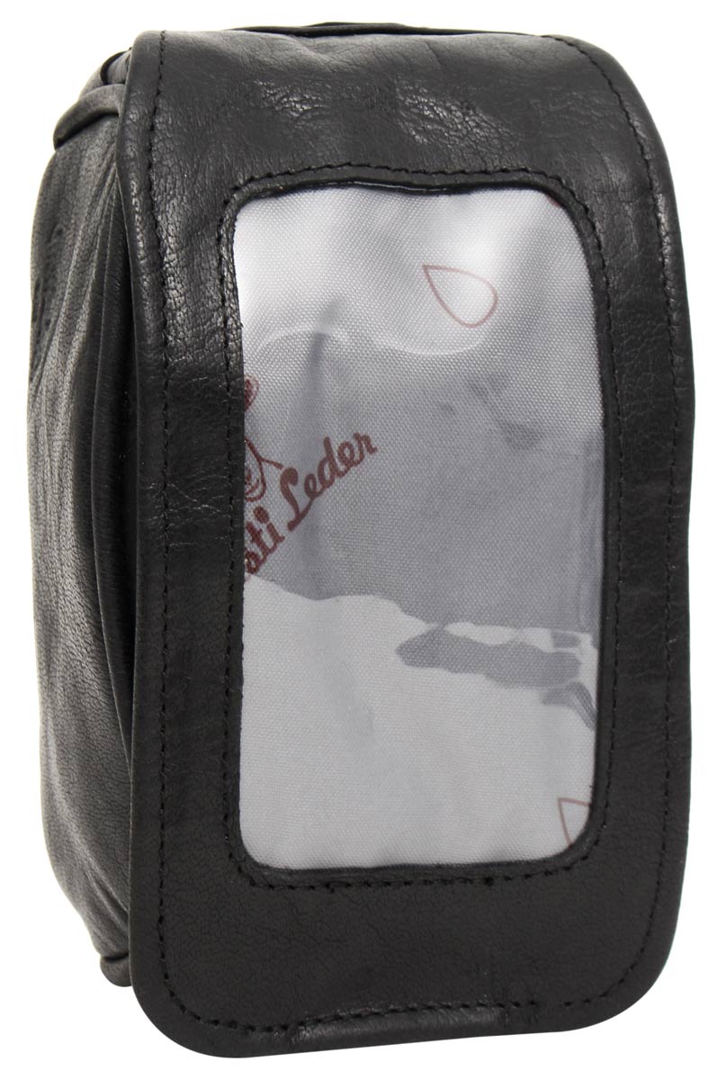 lenkertasche mit sichtfenster Lenkertasche "Täve S." aus Leder bei Gusti-Leder – Gusti Leder