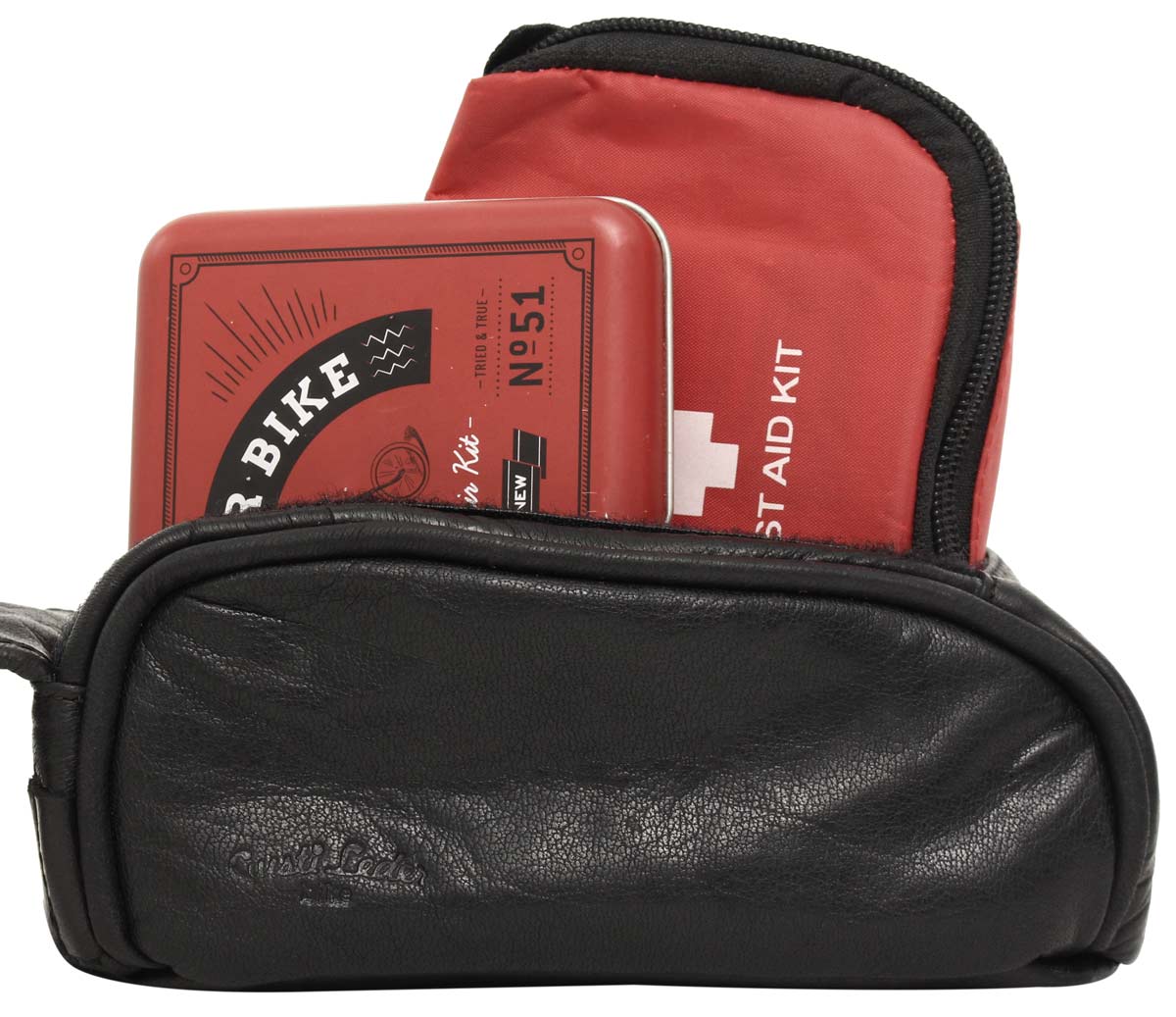 lenkertasche innen Lenkertasche "Täve S." aus Leder bei Gusti-Leder – Gusti Leder