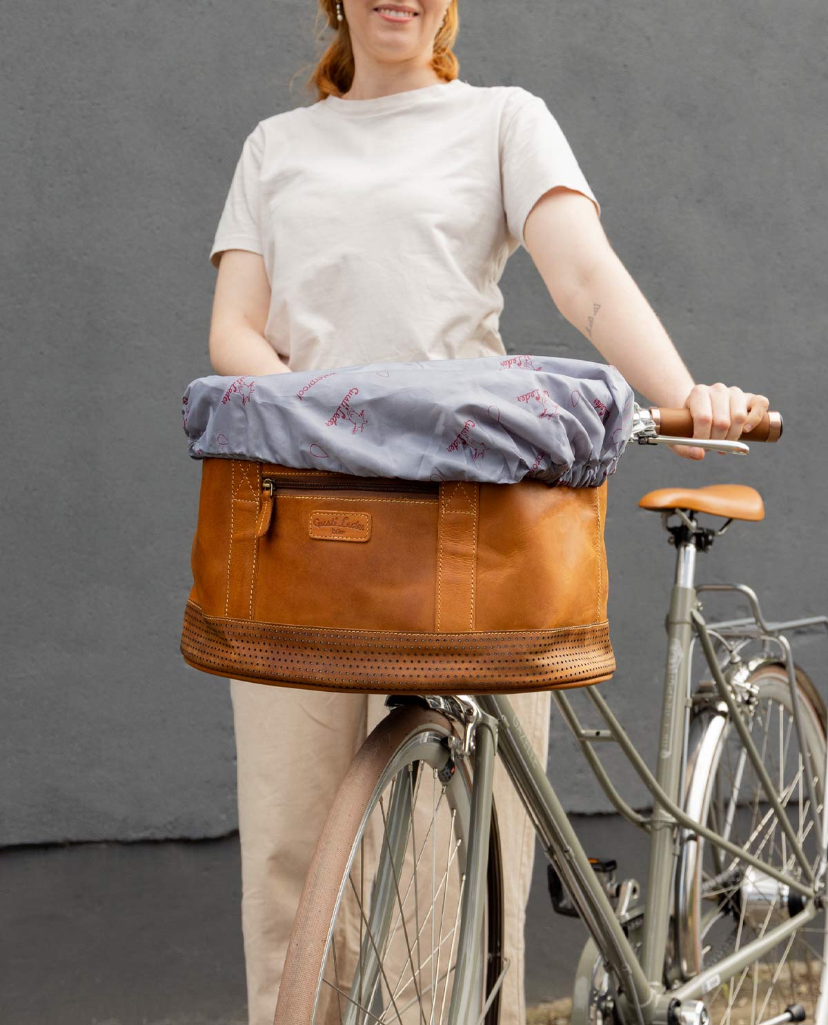 fahrrad lenkertasche korb Lenkertasche "Egan B." aus Leder bei Gusti-Leder – Gusti Leder