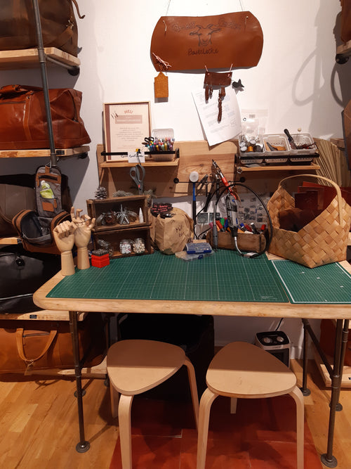 Craft corner in the store